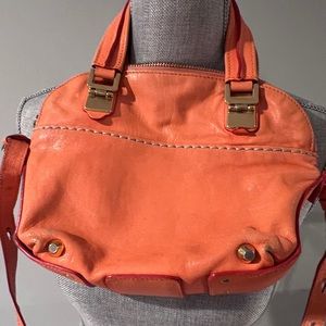 Authentic Chloe crossbody bag. Neon Orange 🍊 in color!! Very playful!!